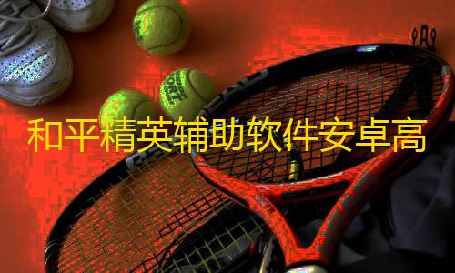 科技开挂器(免费)荒野行动和平精英辅助软件安卓高科技 各个玩家的辅助软件推荐